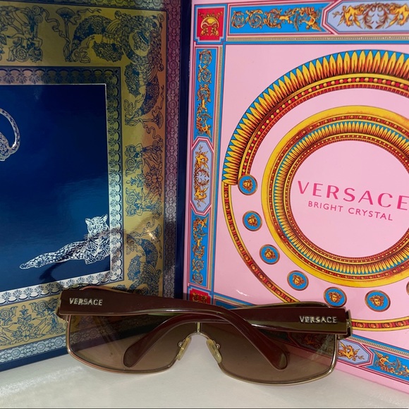 Vintage brown AUTHENTIC Versace sunglasses